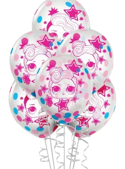 6ct, 12in, L.O.L. Surprise! Together 4-Eva Confetti Latex Balloons