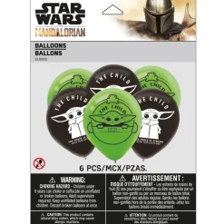 6ct, 12in, The Child Balloons - The Mandalorian