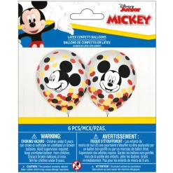 6ct, Mickey Mouse Forever Confetti Balloons