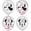 6ct, Minnie Mouse Forever Confetti Balloons