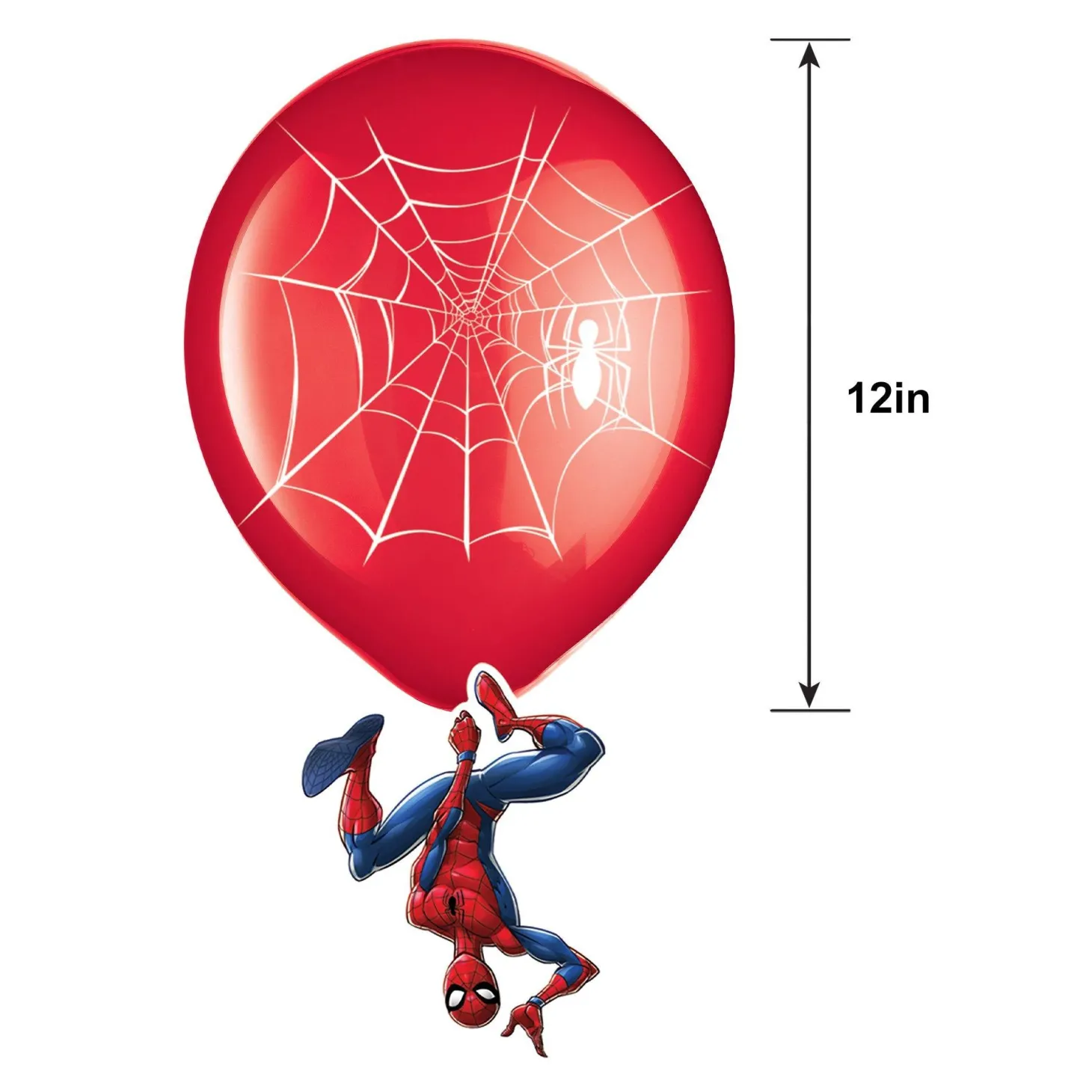 6ct, Spider-Man Webbed Wonder Latex Balloon Decorating Kit