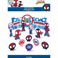 Customizable Spidey & His Amazing Friends Cardstock Table Decorating Kit, 13pc