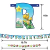 Customizable Super Mario Birthday Letter Banner Set, 2pc