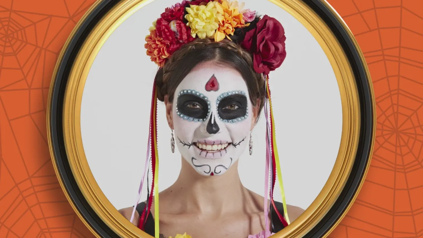 Day of the Dead Floral Headband