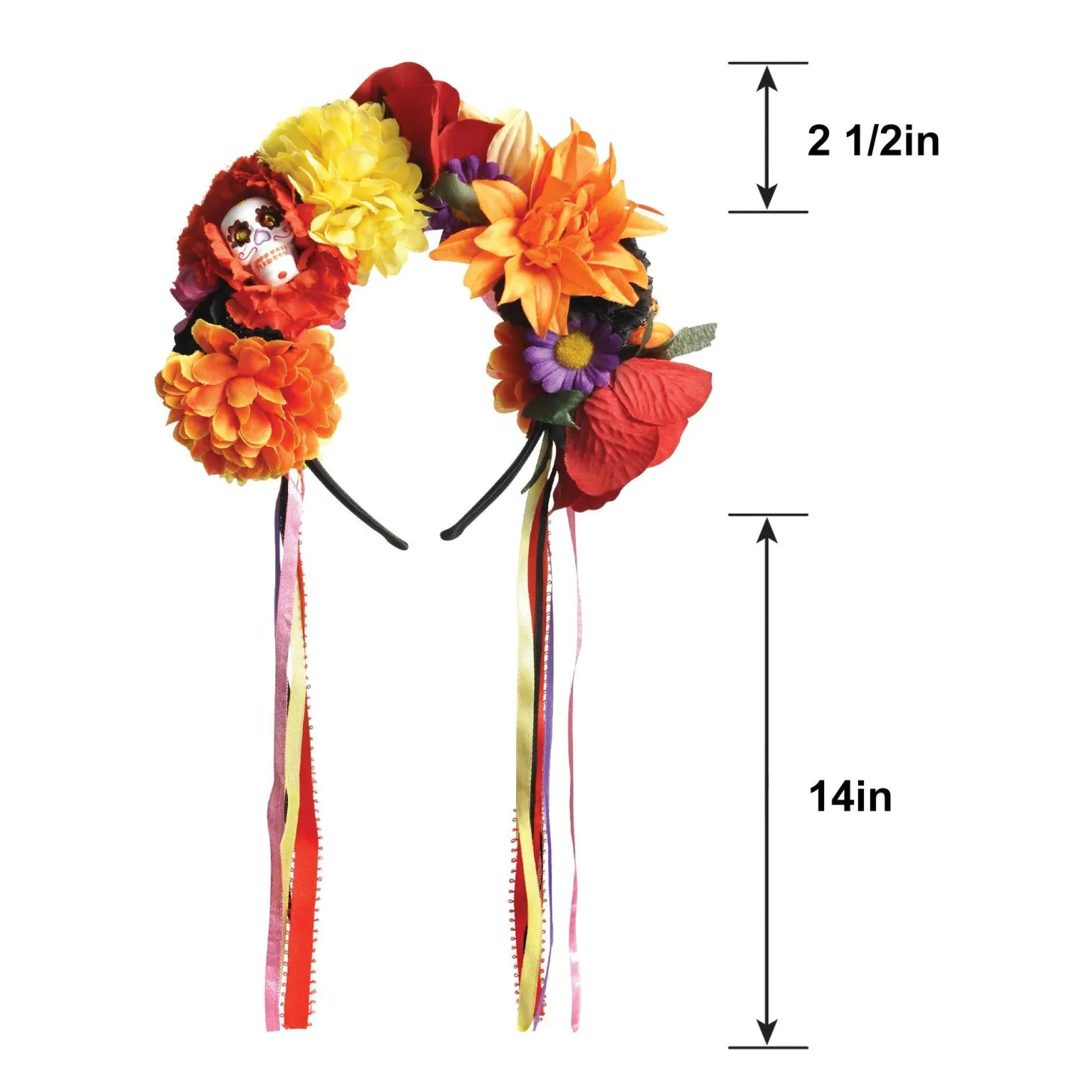 Day of the Dead Floral Headband