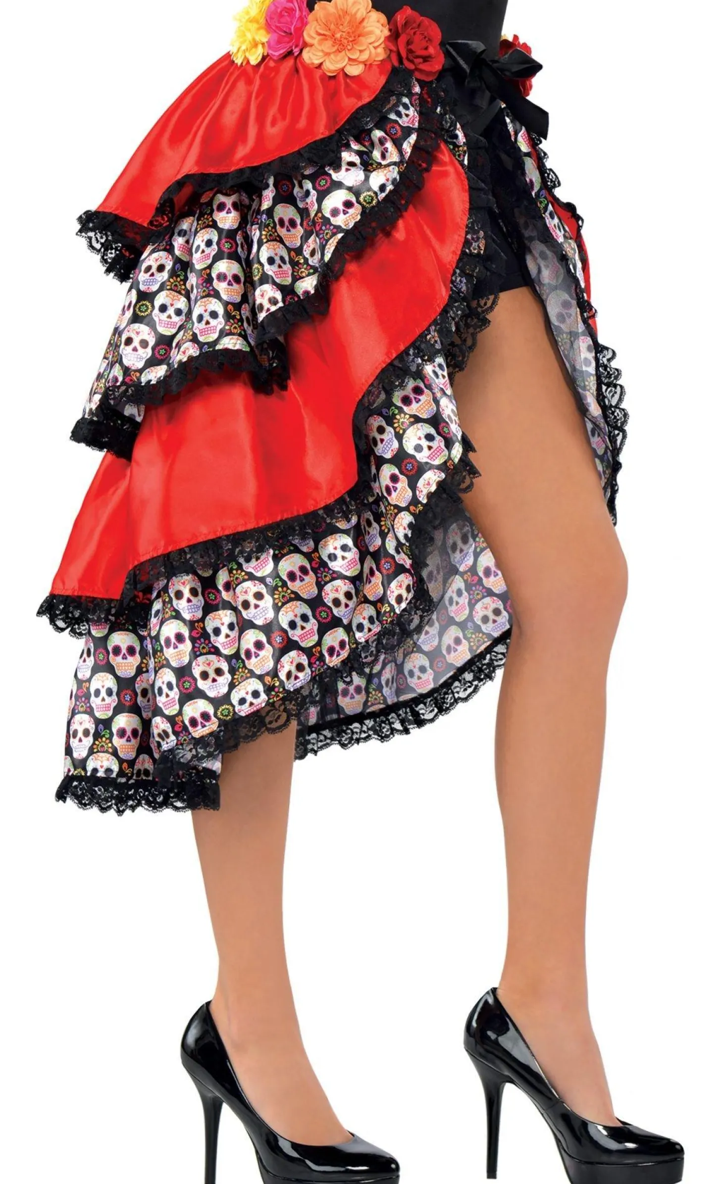 Day of the Dead Tie-On Bustle
