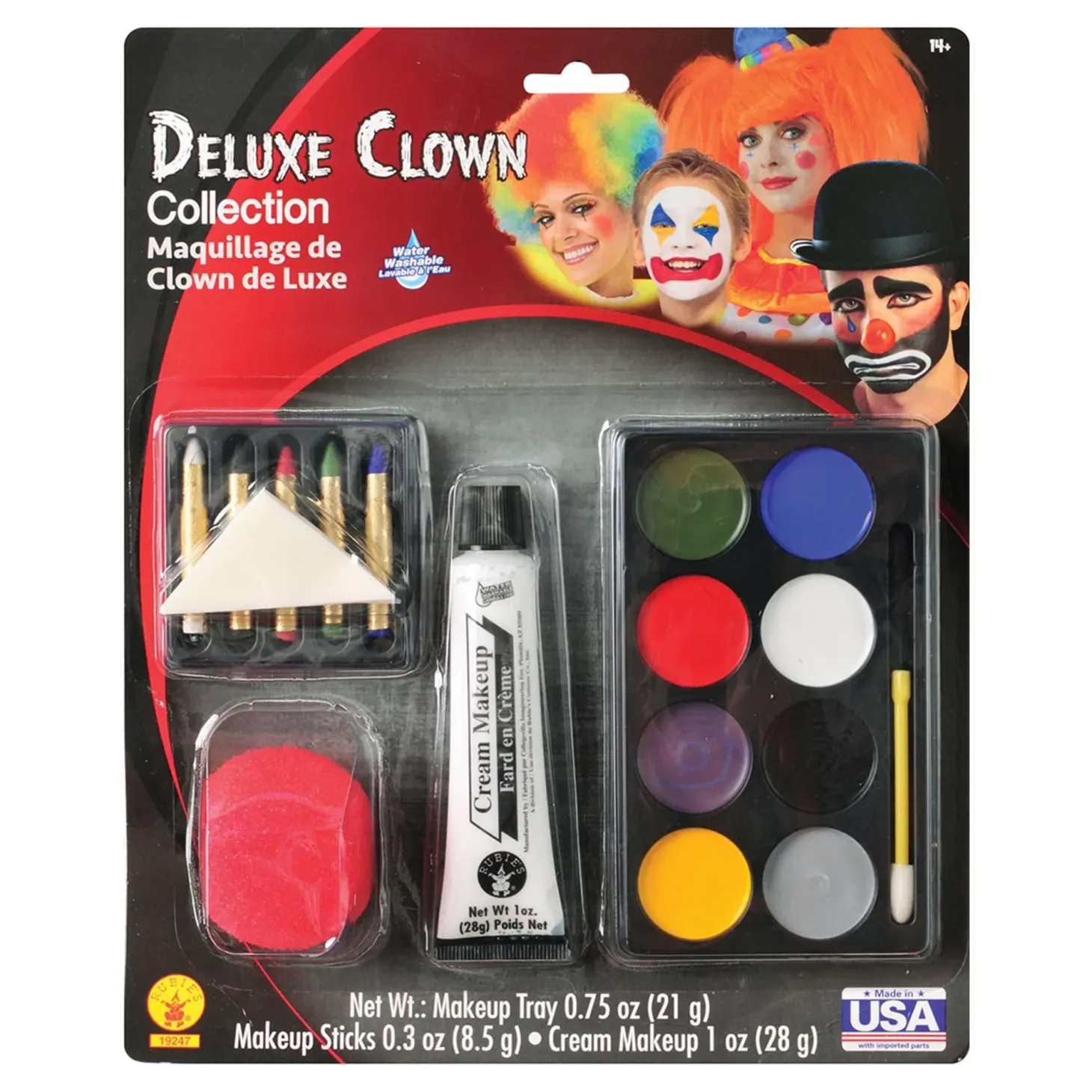Deluxe Clown Collection Makeup