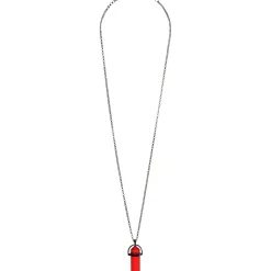 Devils Charm Obelisk Pendant Necklace