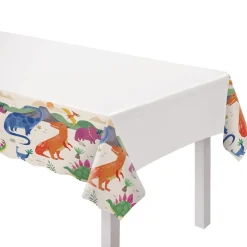 Diggin Dinos Plastic Table Cover, 54in x 96in