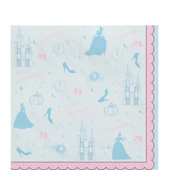 Disney Cinderella Once Upon A Time Lunch Napkins, 16ct, Assorted Options