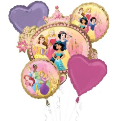 Disney Princess Foil Balloon Bouquet, 5pc - Once Upon A Time