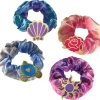 Disney Princess Hair Scrunchies, 4pc