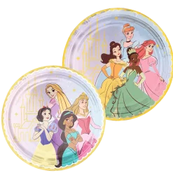 Disney Princess Once Upon A Time Paper Plates, 8ct, Assorted Options