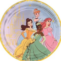 Disney Princess Once Upon A Time Paper Plates, 8ct, Assorted Options