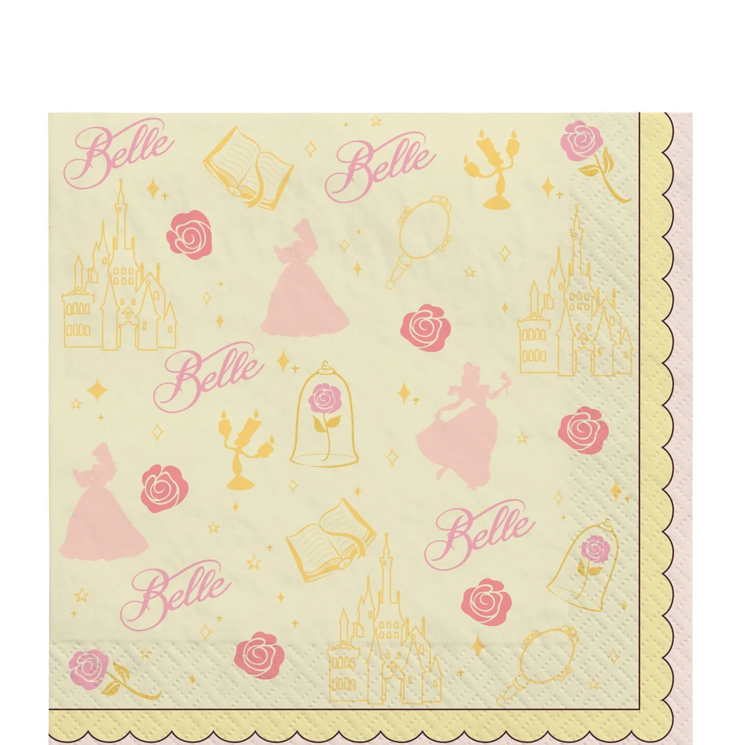 Disney Princess Once Upon A Time Belle Party Kit for 8 Guests