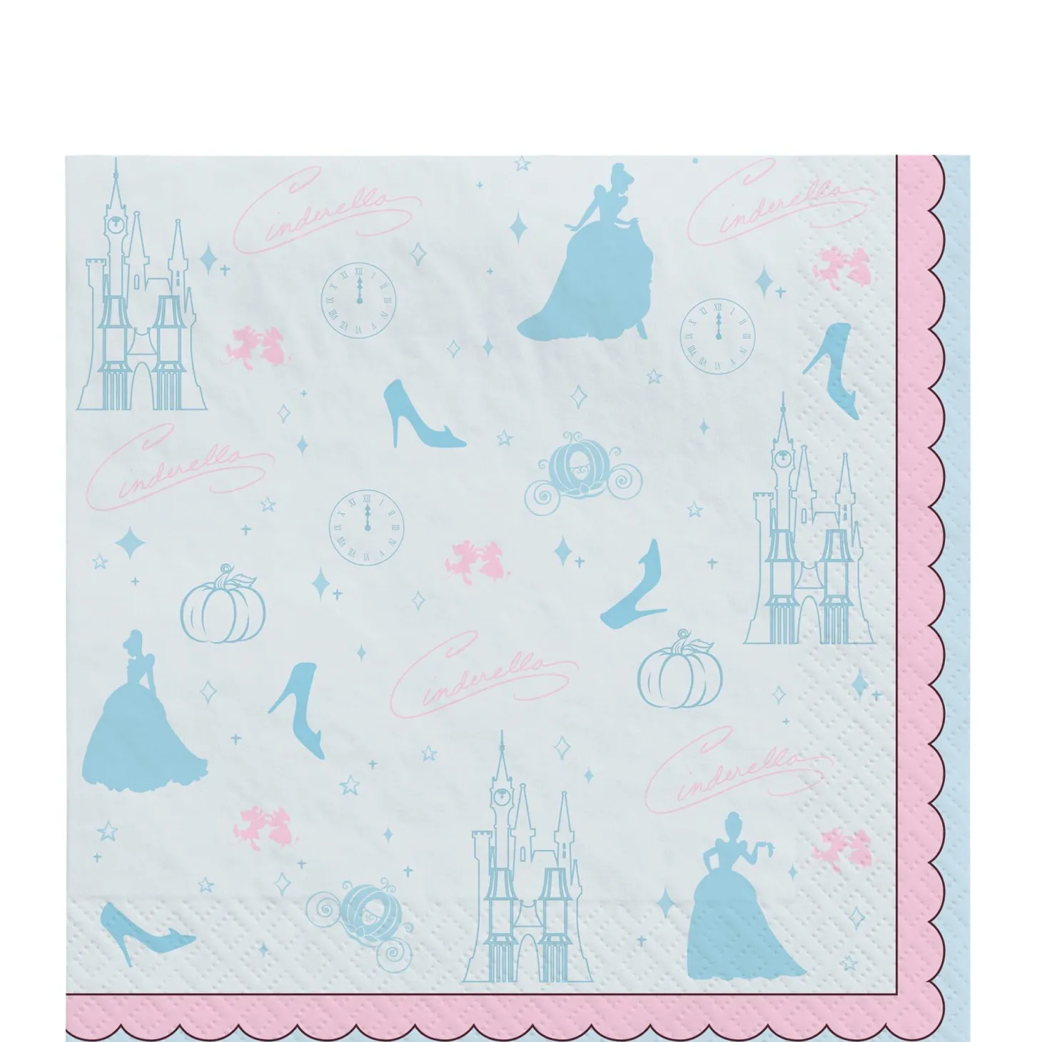 Disney Princess Once Upon A Time Cinderella Party Kit for 8 Guests