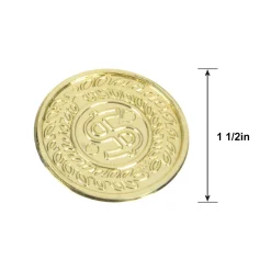 Dollar Sign Gold Coins 100ct