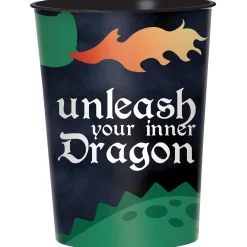 Dragon Party Plastic Favor Cup, 16oz