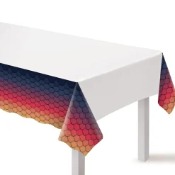 Dragon Party Plastic Table Cover, 54in x 96in