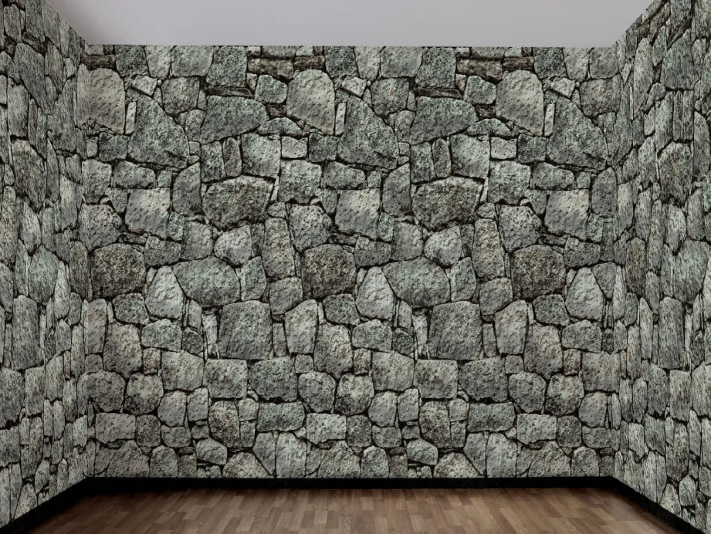 Dungeon Stone Wall Backdrop Decoration, 47in x 100ft