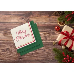 Elegant Evergreen Napkins, 16ct (Beverage, Lunch, or Guest Towel), Assorted Options