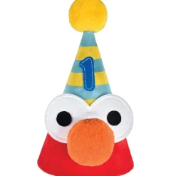 Elmo 1st Birthday Felt Party Hat, 5in x 7in - Everyday Sesame Street