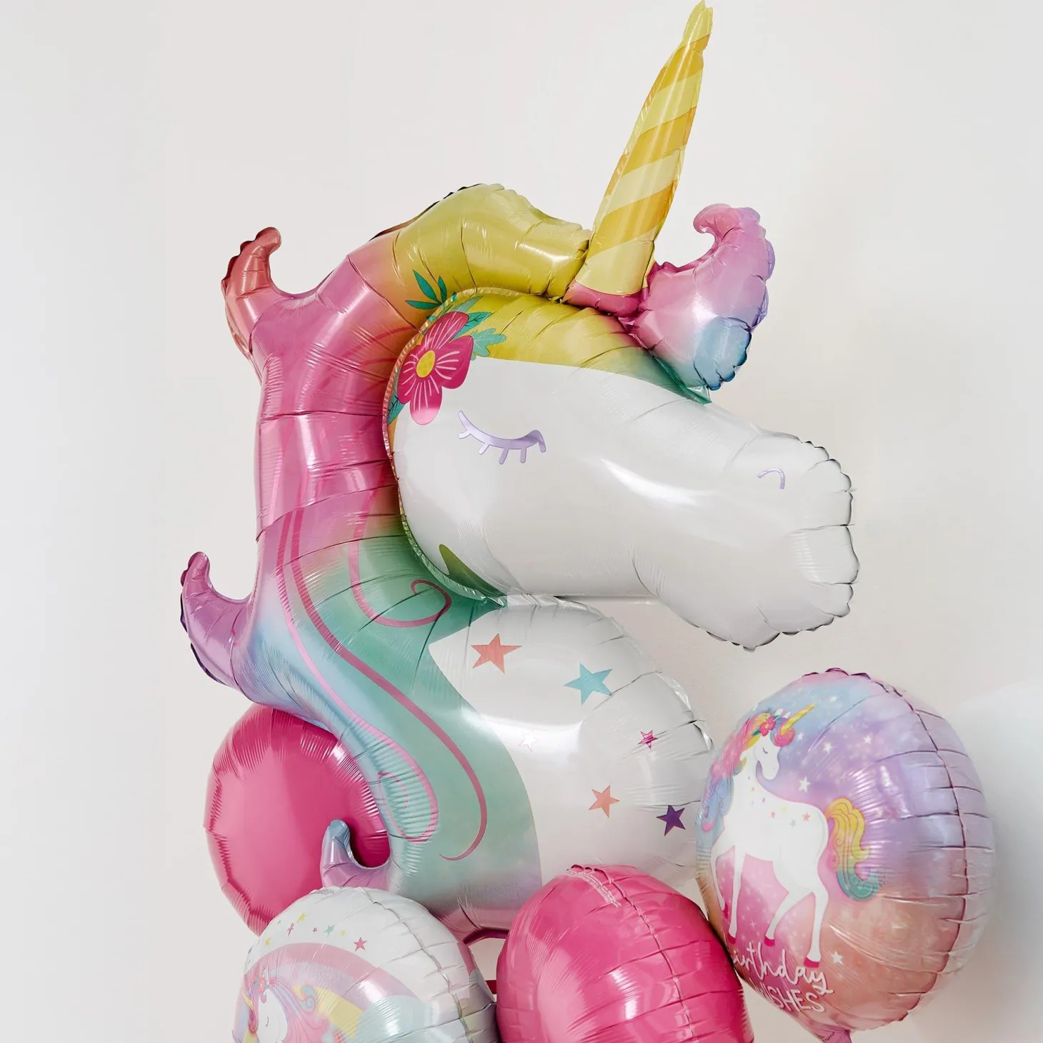 Enchanted Unicorn Foil Balloon Bouquet, 5pc