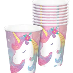 Enchanted Unicorn Paper Cups, 9oz, 8ct