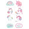 Enchanted Unicorn Tattoos, 8ct