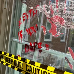 Enter If You Dare Bloody Cling Decals 13ct