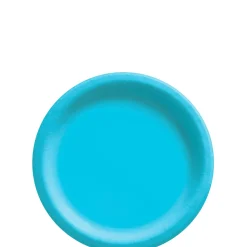 Extra Sturdy Paper Dessert Plates, 6.75in, Assorted Colors, Multiple Counts