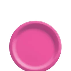 Extra Sturdy Paper Dessert Plates, 6.75in, Assorted Colors, Multiple Counts