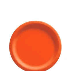 Extra Sturdy Paper Dessert Plates, 6.75in, Assorted Colors, Multiple Counts