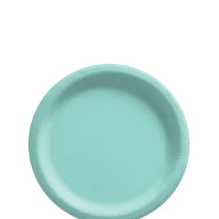 Extra Sturdy Paper Dessert Plates, 6.75in, Assorted Colors, Multiple Counts
