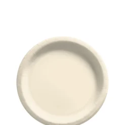 Extra Sturdy Paper Dessert Plates, 6.75in, Assorted Colors, Multiple Counts