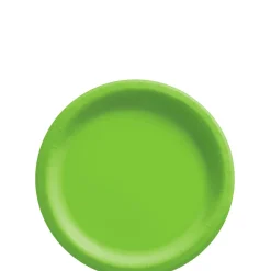 Extra Sturdy Paper Dessert Plates, 6.75in, Assorted Colors, Multiple Counts