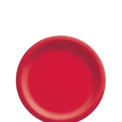 Extra Sturdy Paper Dessert Plates, 6.75in, Assorted Colors, Multiple Counts