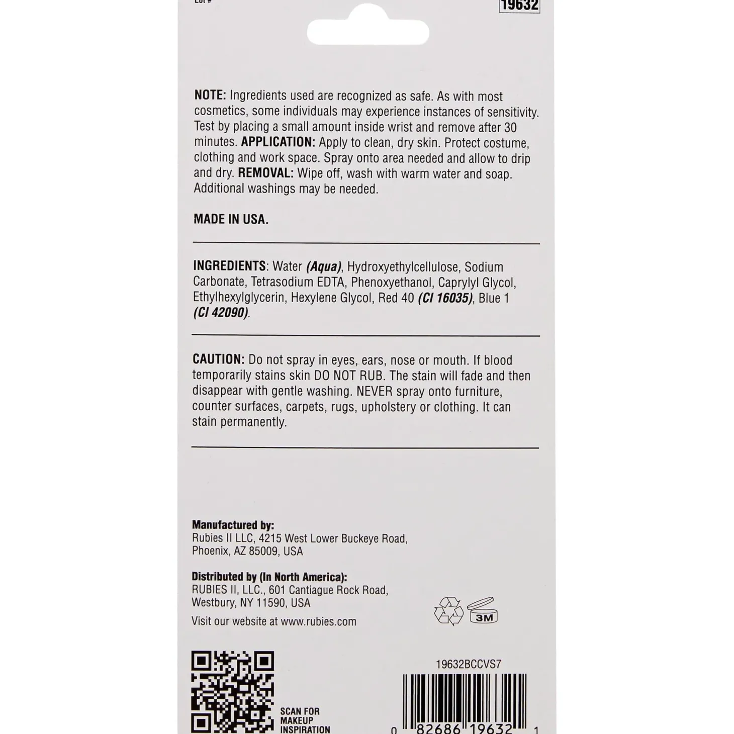 Fake Blood Spray, 2oz