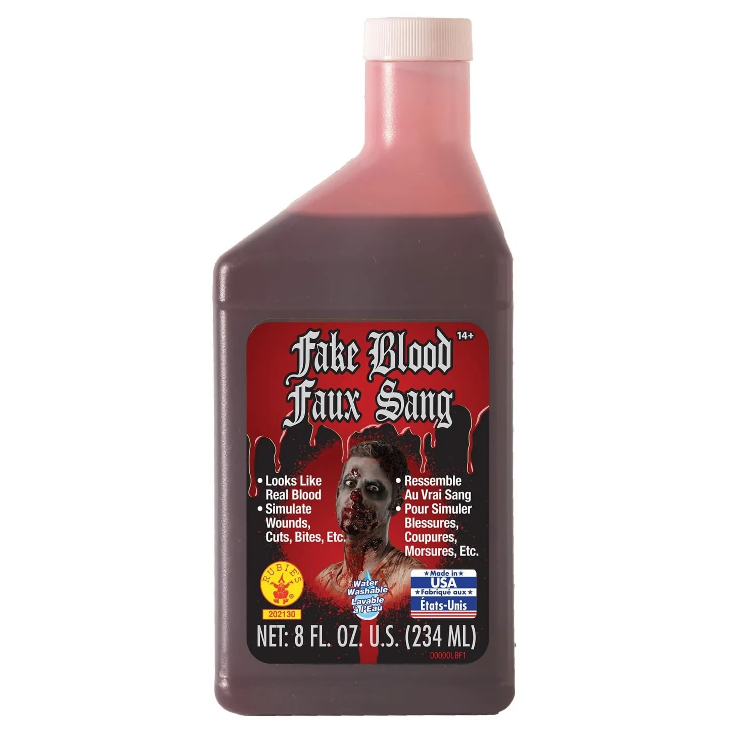 Fake Vampire Blood Makeup - 8 oz Bottle