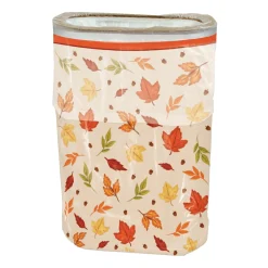 Fall Leaves Pop-Up Trash Bin, 13gal