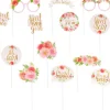 Floral Baby Photo Booth Props 13ct