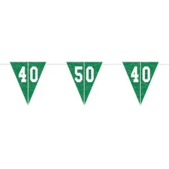 Football Field Felt Pennant Banner, 12ft