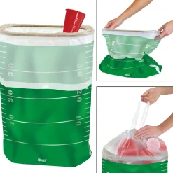 Football Field Pop-Up Trash Bin