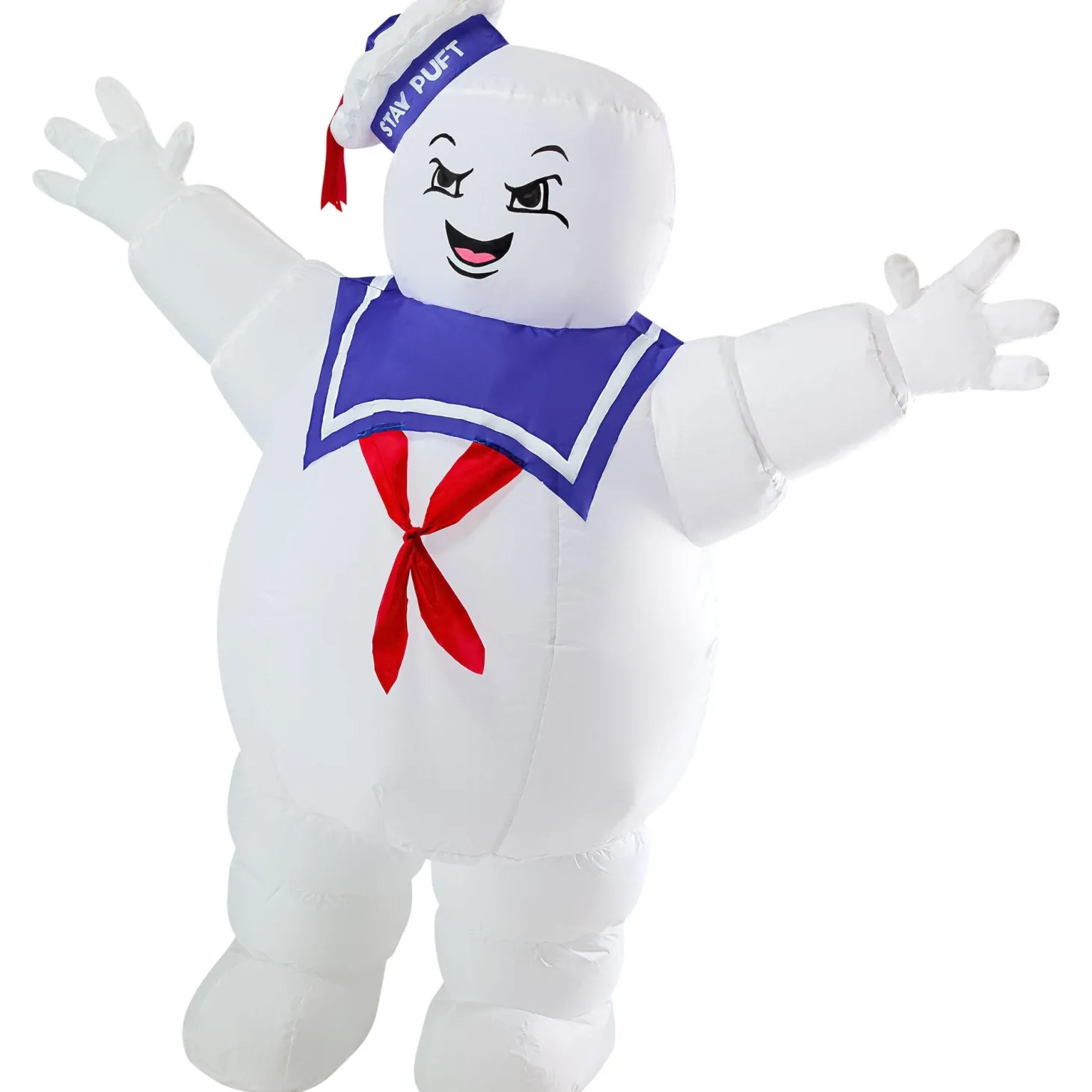 5.5 Foot Ghostbusters Classic Stay Puft Marshmallow Man Halloween Inflatable Lawn Decoration