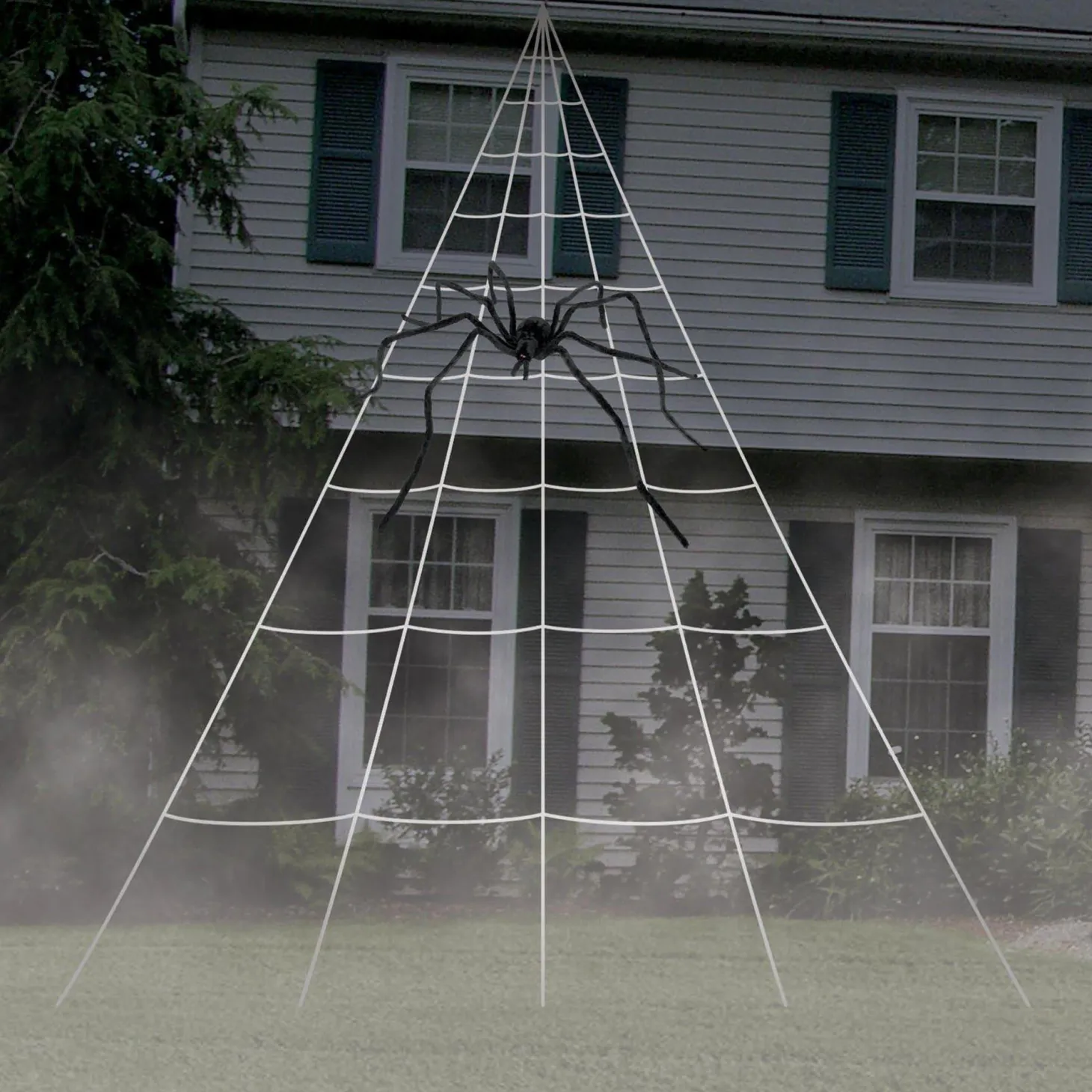 23 Foot Giant Spider Web Decoration