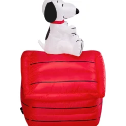 3.5 Foot Peanuts Classic Snoopy Holiday Interchangeable Inflatable Lawn Decoration