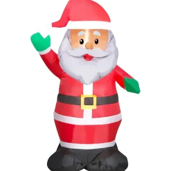 3.5 Foot Santa Light Up Christmas Inflatable Lawn Decoration