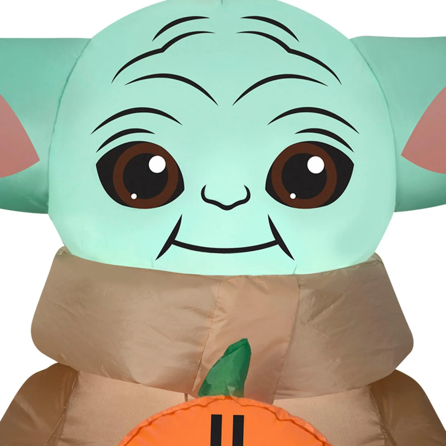 3.5 Foot Star Wars The Child & Pumpkin Light Up Halloween Inflatable Lawn Decoration