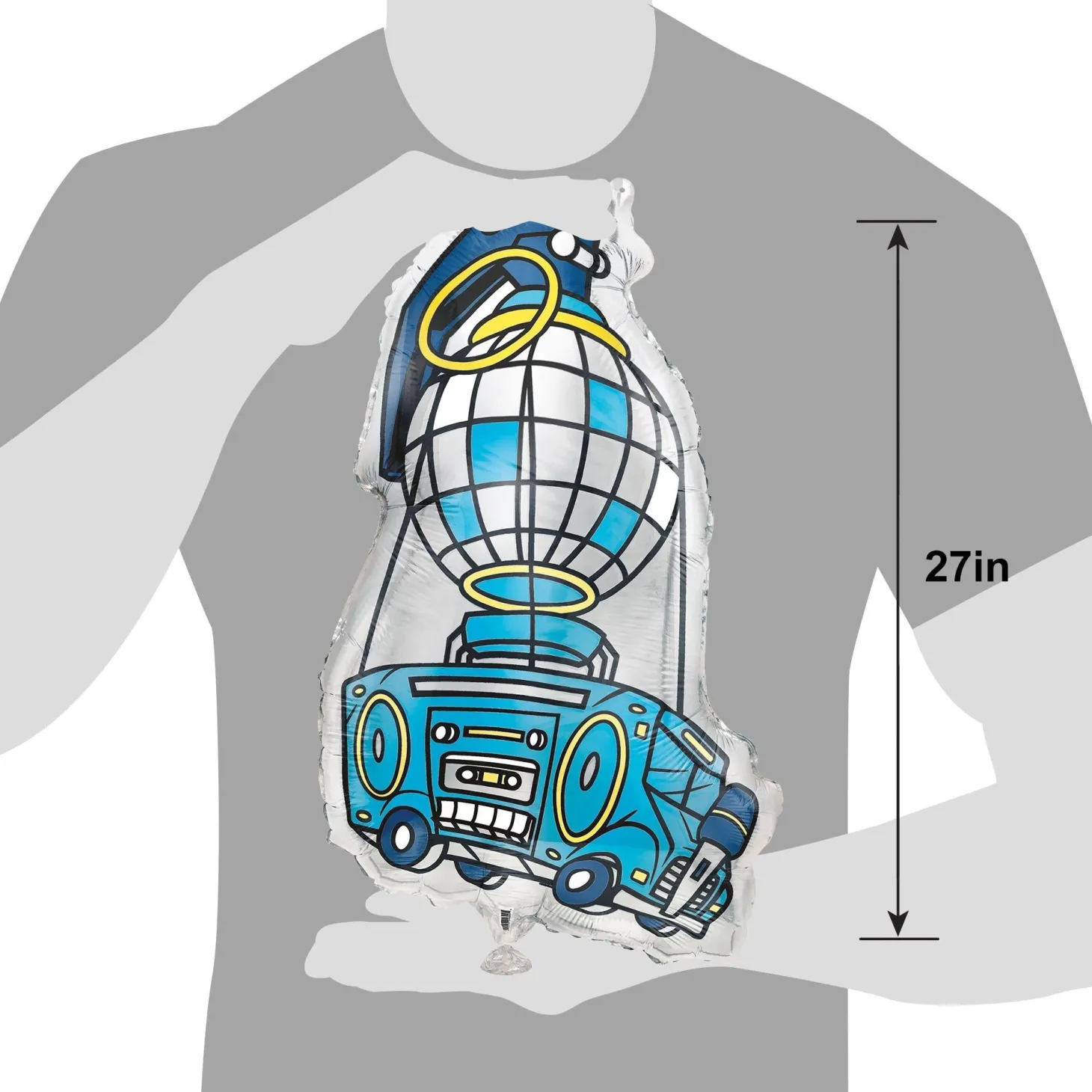 Fortnite Battle Bus-Shaped Foil Balloon, 27in