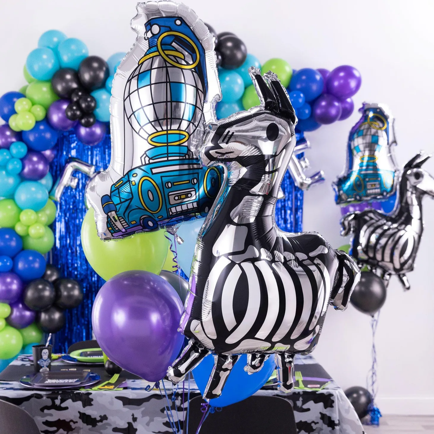 Fortnite Battle Bus-Shaped Foil Balloon, 27in